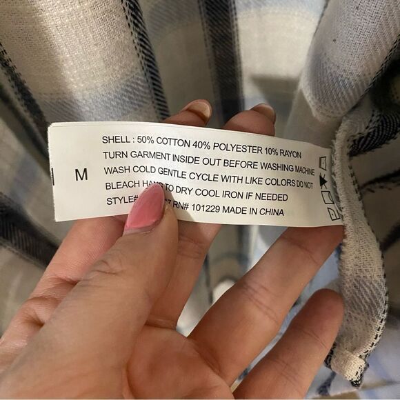 Ashley by 26 international Square It Up Plaid Shacket - Picture 9 of 9